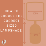 A quick guide to choosing the correct sized lampshade